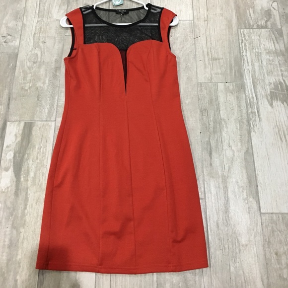 Verty Burnt Orange Date Night Dress - Picture 2 of 4